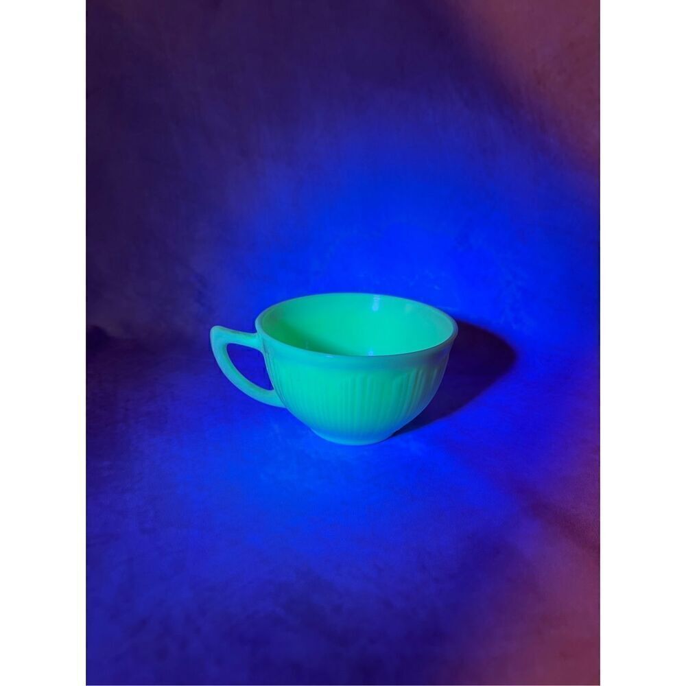 Vintage Uranium Glazed Cup Made by Macbeth GVC